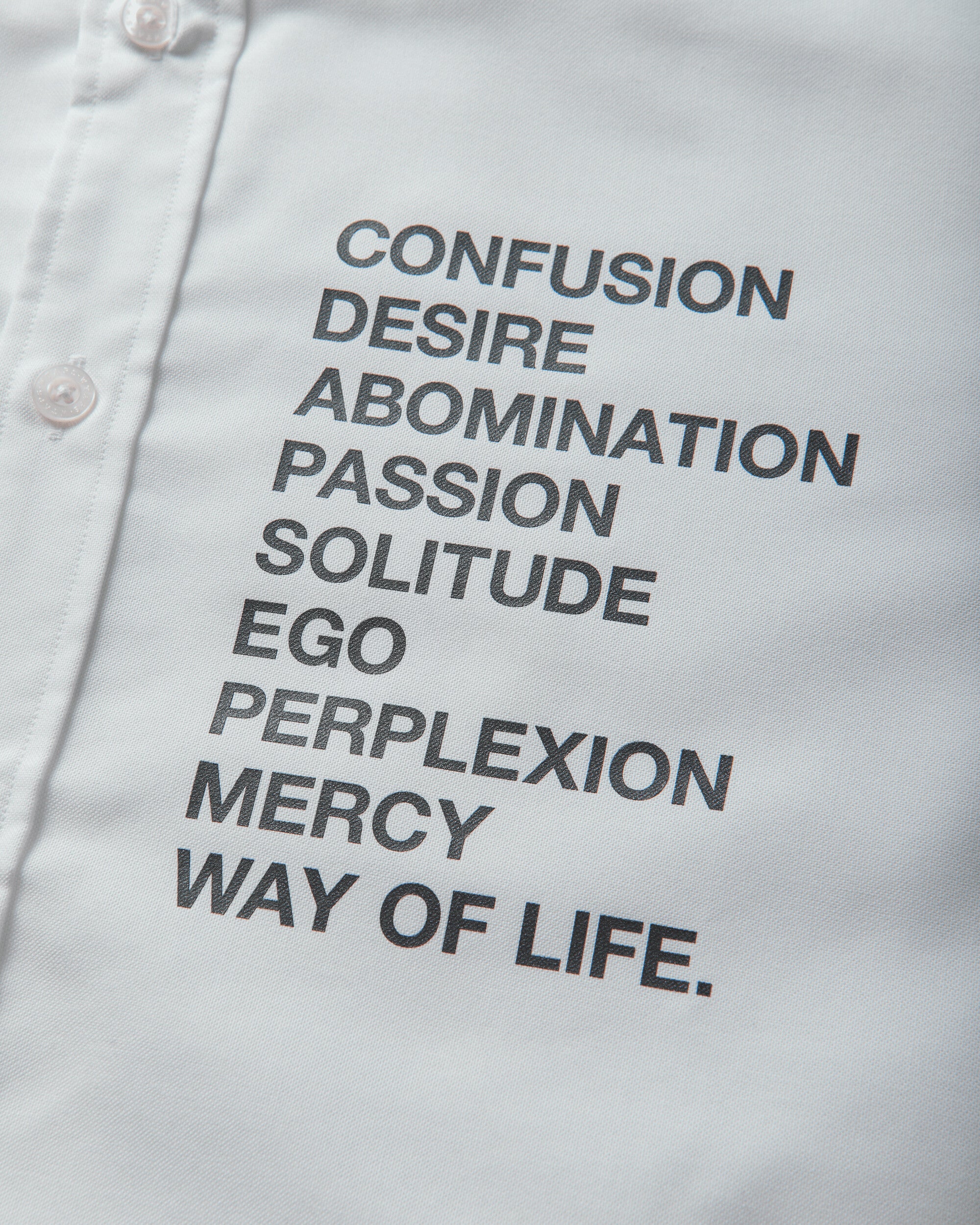 WTAPS Bd 01 Ls Ctpl Oxford Rf White T-Shirts Longsleeve 261CWDT-SHM02 WHT