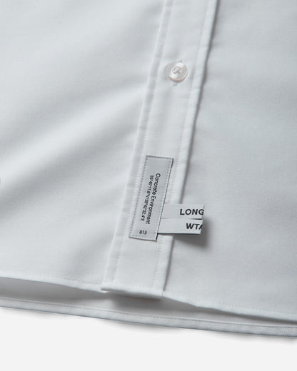 WTAPS Bd 01 Ls Ctpl Oxford Rf White T-Shirts Longsleeve 261CWDT-SHM02 WHT