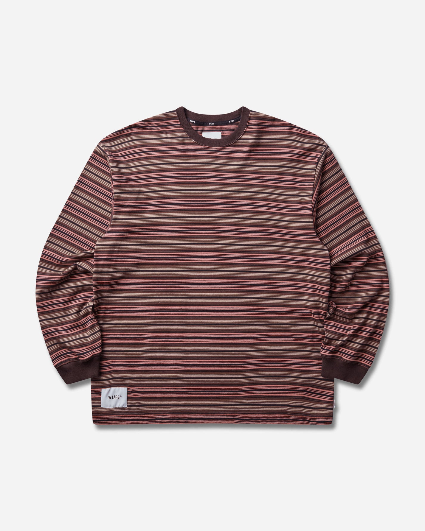 WTAPS Bdy 01/Ls/Cotton Brown T-Shirts Longsleeve 261ATDT-CSM11 BRW