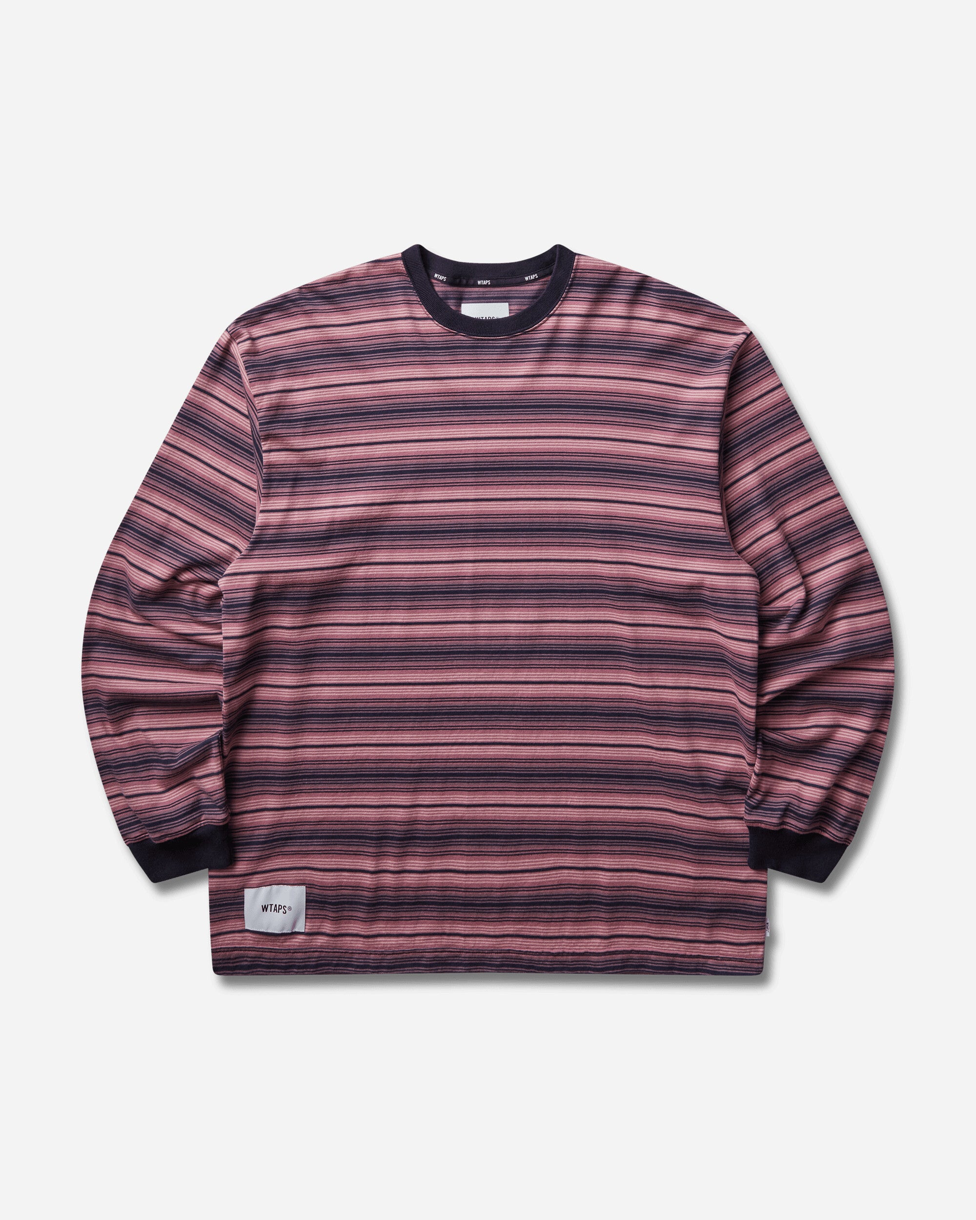 WTAPS Bdy 01/Ls/Cotton Pink T-Shirts Longsleeve 261ATDT-CSM11 PNK