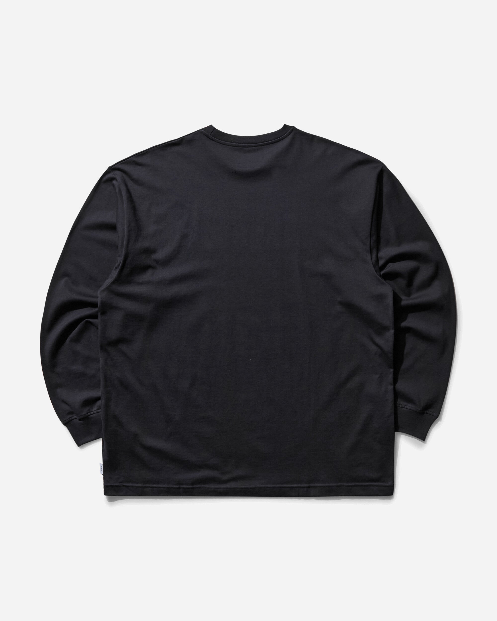 WTAPS Cut & Sewn 10 Navy T-Shirts Longsleeve 242ATDT-CSM10 002