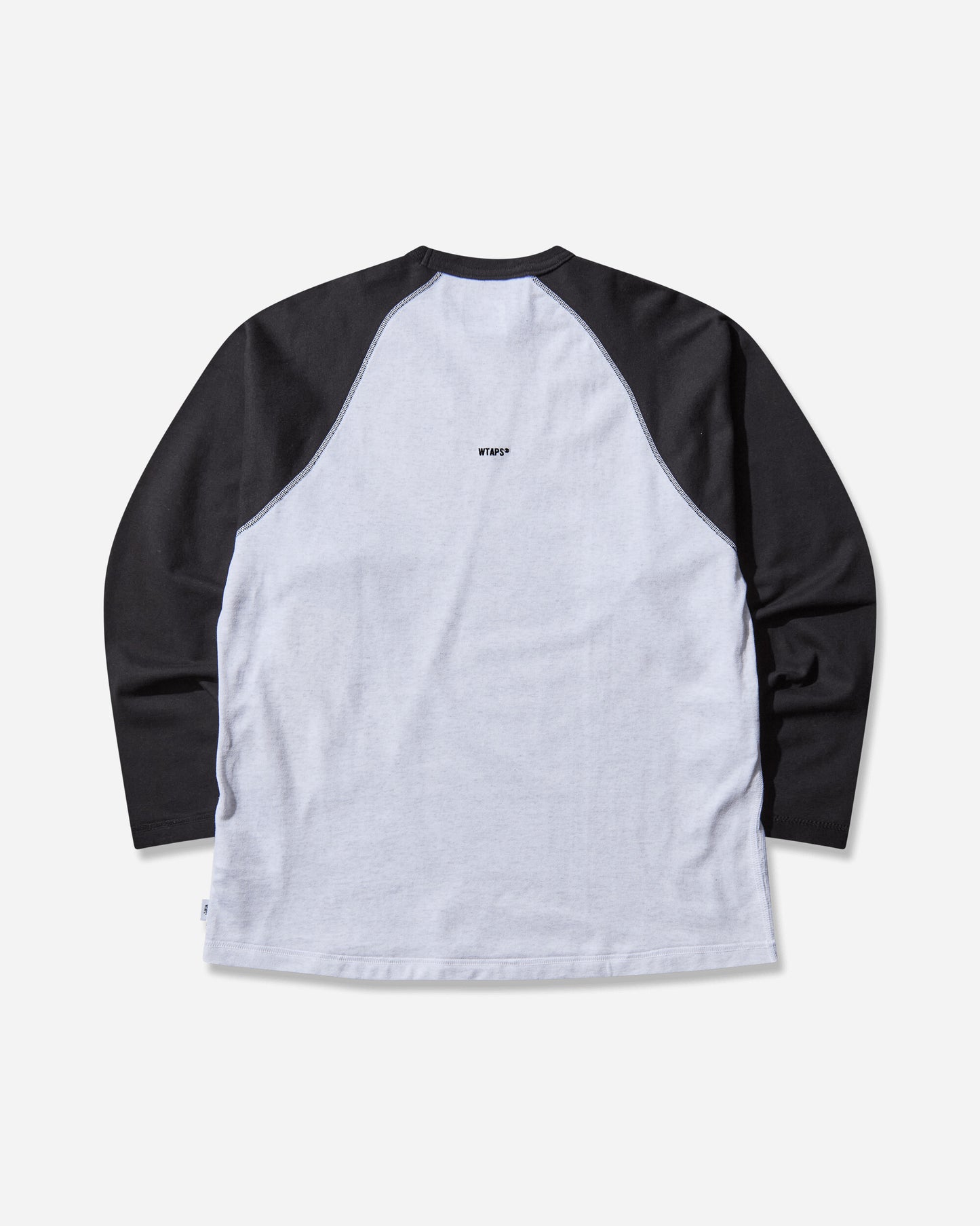 WTAPS Ian  Ls  Cotton Black/Light Gray T-Shirts Longsleeve 252ATDT-CSM06 BLACKLIGHTGRAY