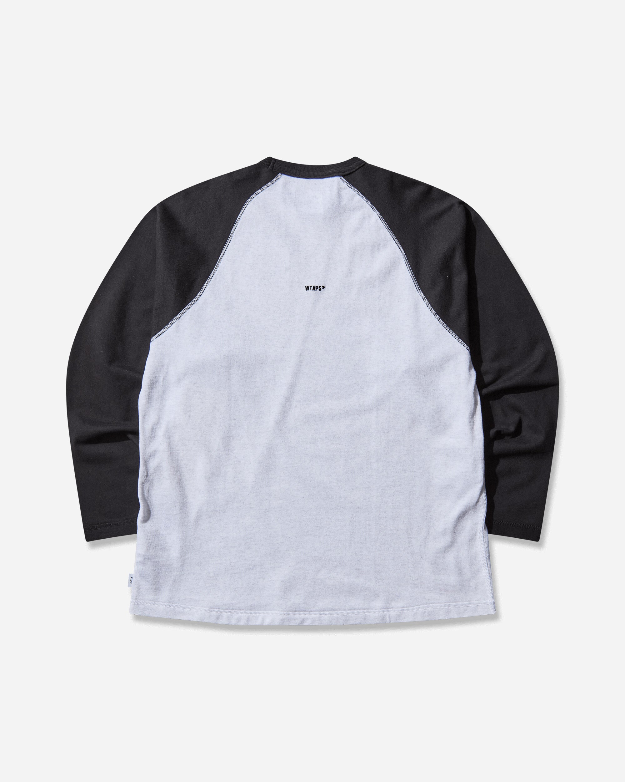 WTAPS Ian  Ls  Cotton Black/Light Gray T-Shirts Longsleeve 252ATDT-CSM06 BLACKLIGHTGRAY