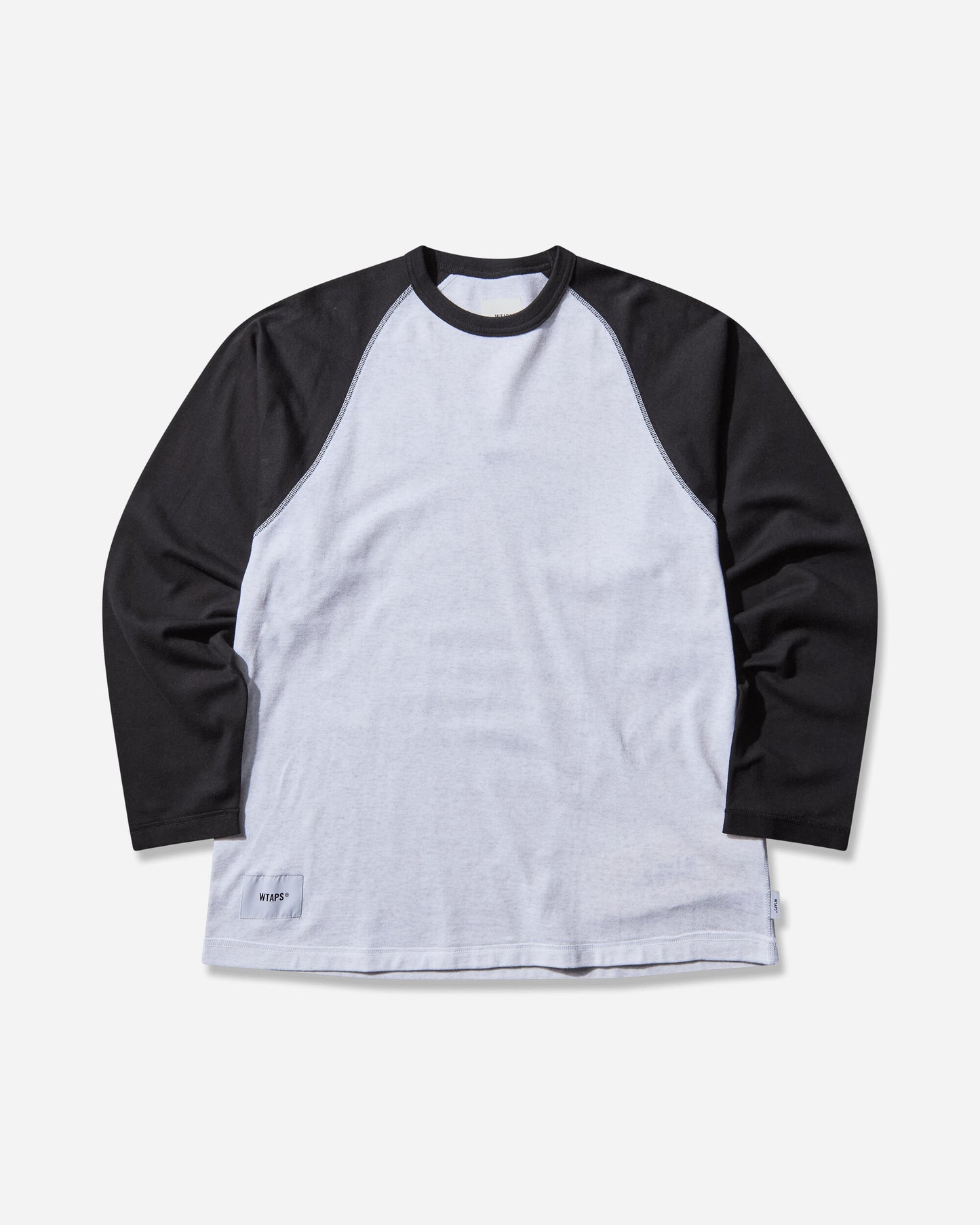 WTAPS Ian  Ls  Cotton Black/Light Gray T-Shirts Longsleeve 252ATDT-CSM06 BLACKLIGHTGRAY