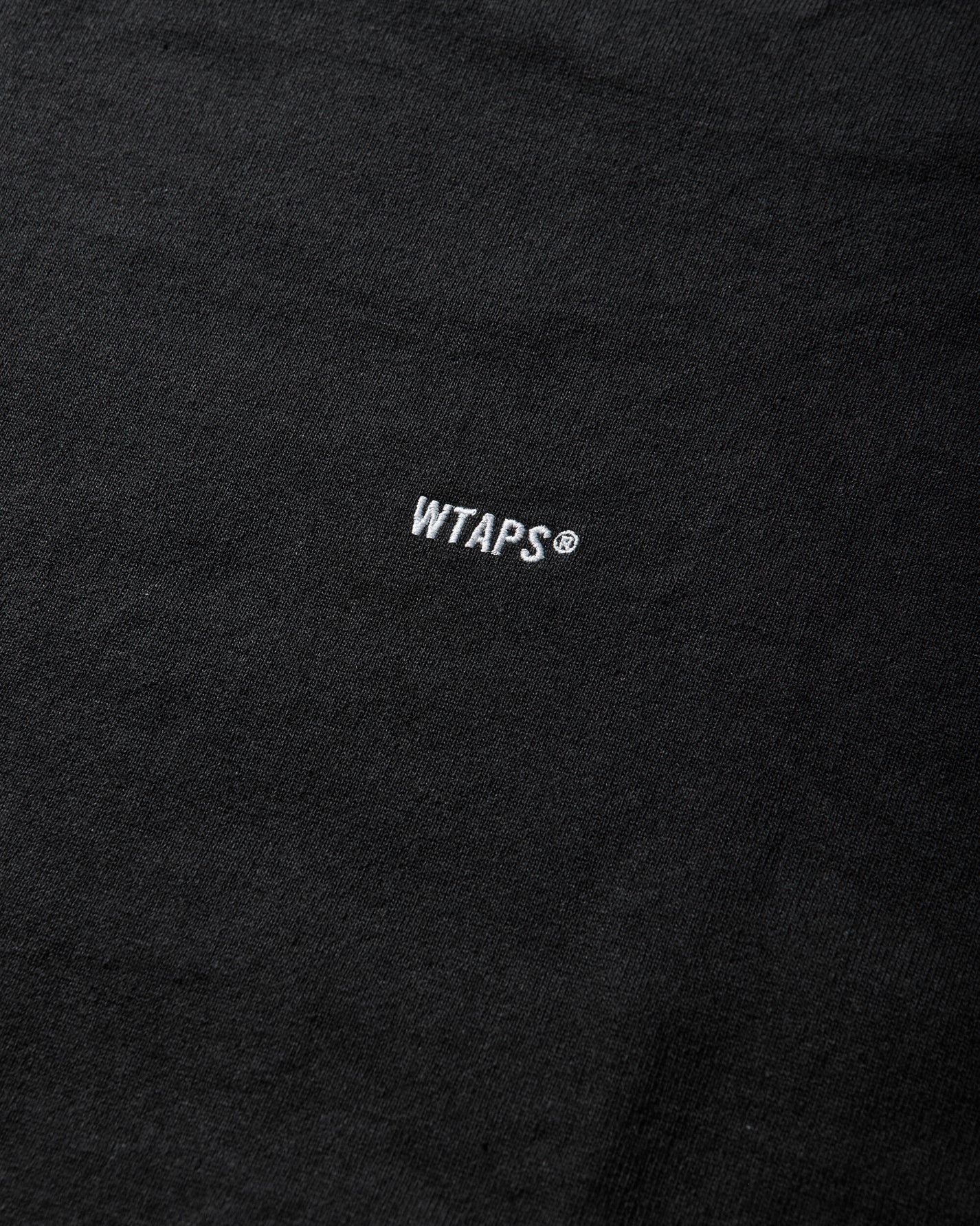 WTAPS Sign-Yd Ls Cotton Black T-Shirts Longsleeve 261ATDT-CSM07 BLC