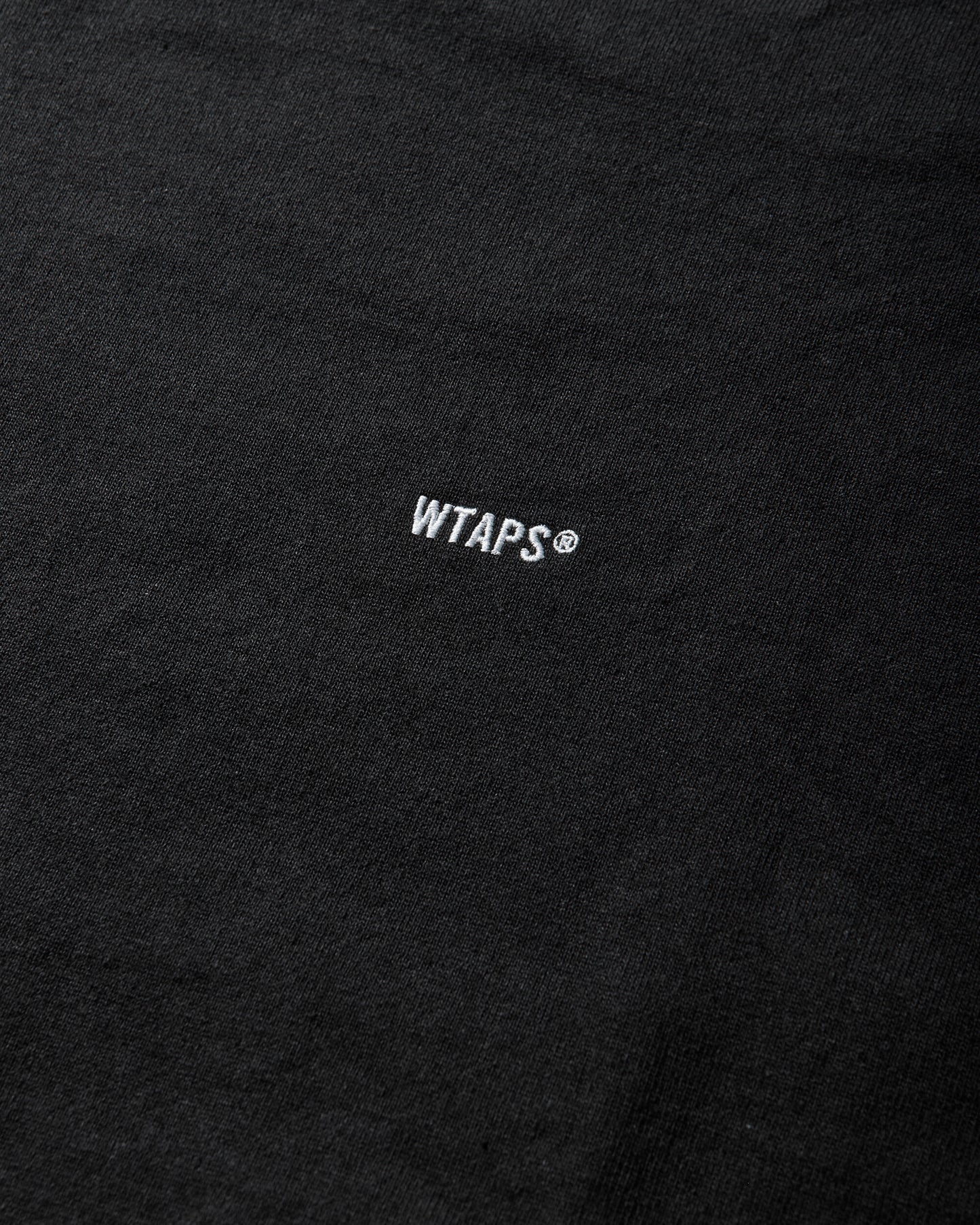 WTAPS Sign-Yd Ls Cotton Black T-Shirts Longsleeve 261ATDT-CSM07 BLC