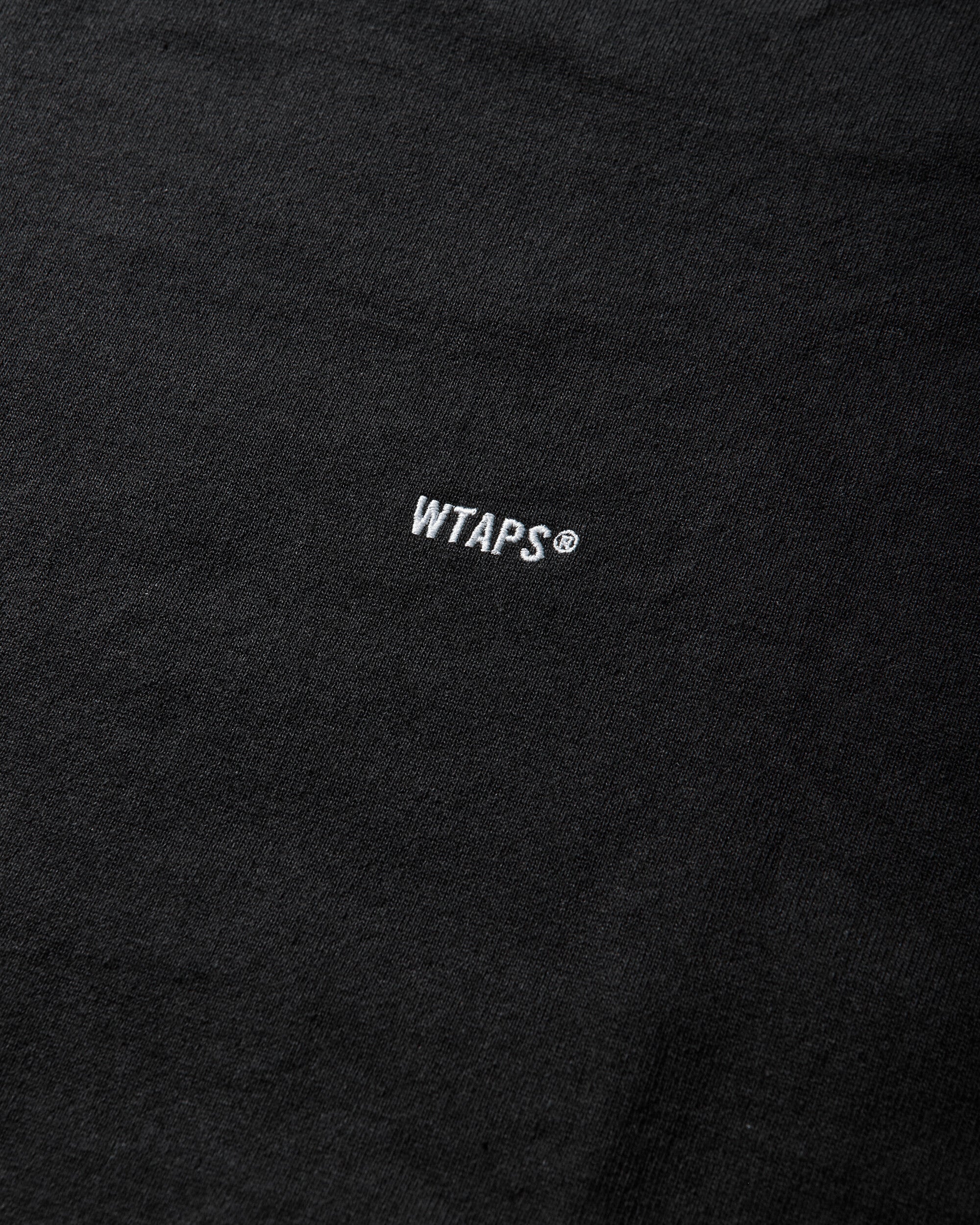 WTAPS Sign-Yd Ls Cotton Black T-Shirts Longsleeve 261ATDT-CSM07 BLC