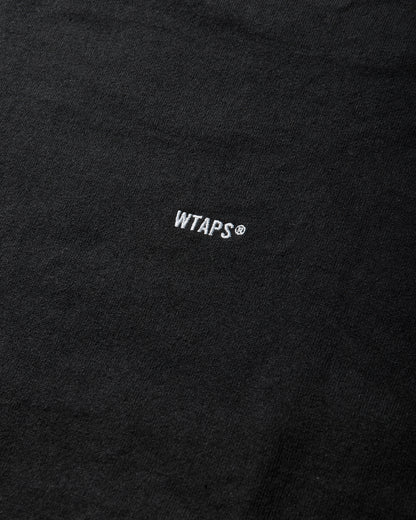 WTAPS Sign-Yd Ls Cotton Black T-Shirts Longsleeve 261ATDT-CSM07 BLC