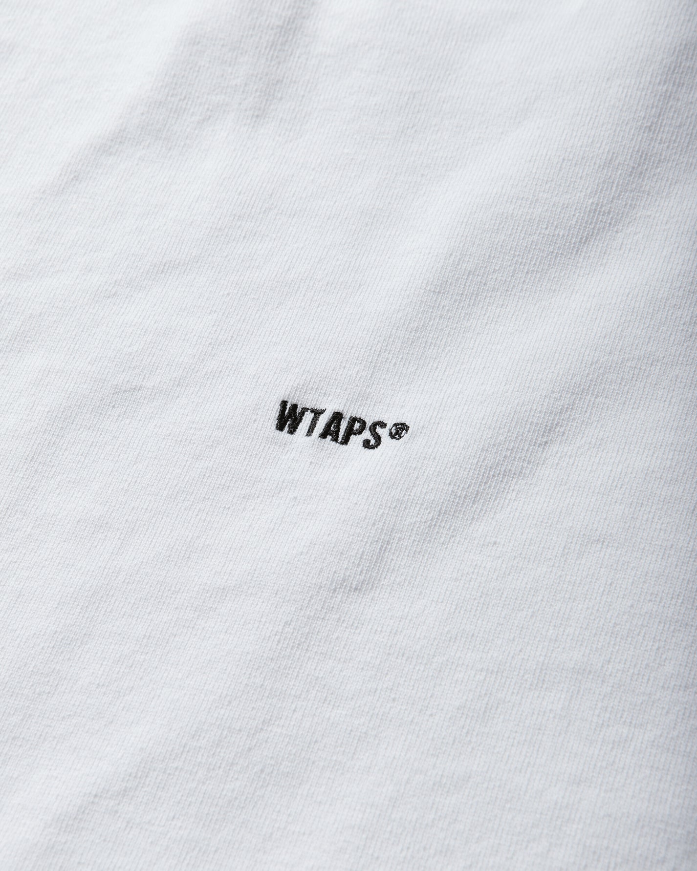 WTAPS Sign-Yd Ls Cotton White T-Shirts Longsleeve 261ATDT-CSM07 WHT
