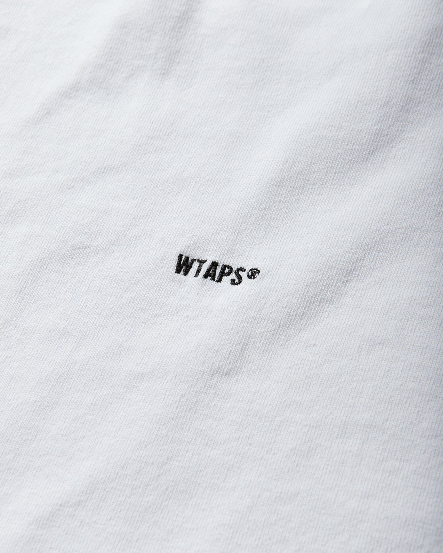 WTAPS Sign-Yd Ls Cotton White T-Shirts Longsleeve 261ATDT-CSM07 WHT