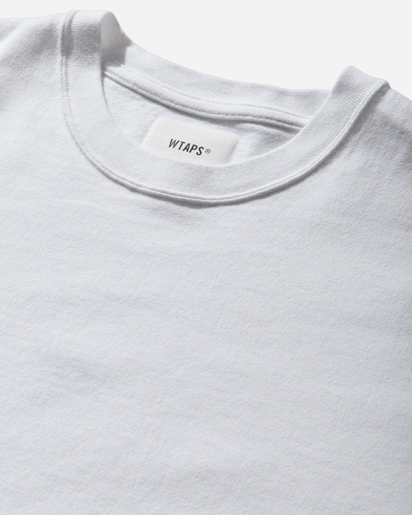 WTAPS Sign-Yd Ls Cotton White T-Shirts Longsleeve 261ATDT-CSM07 WHT