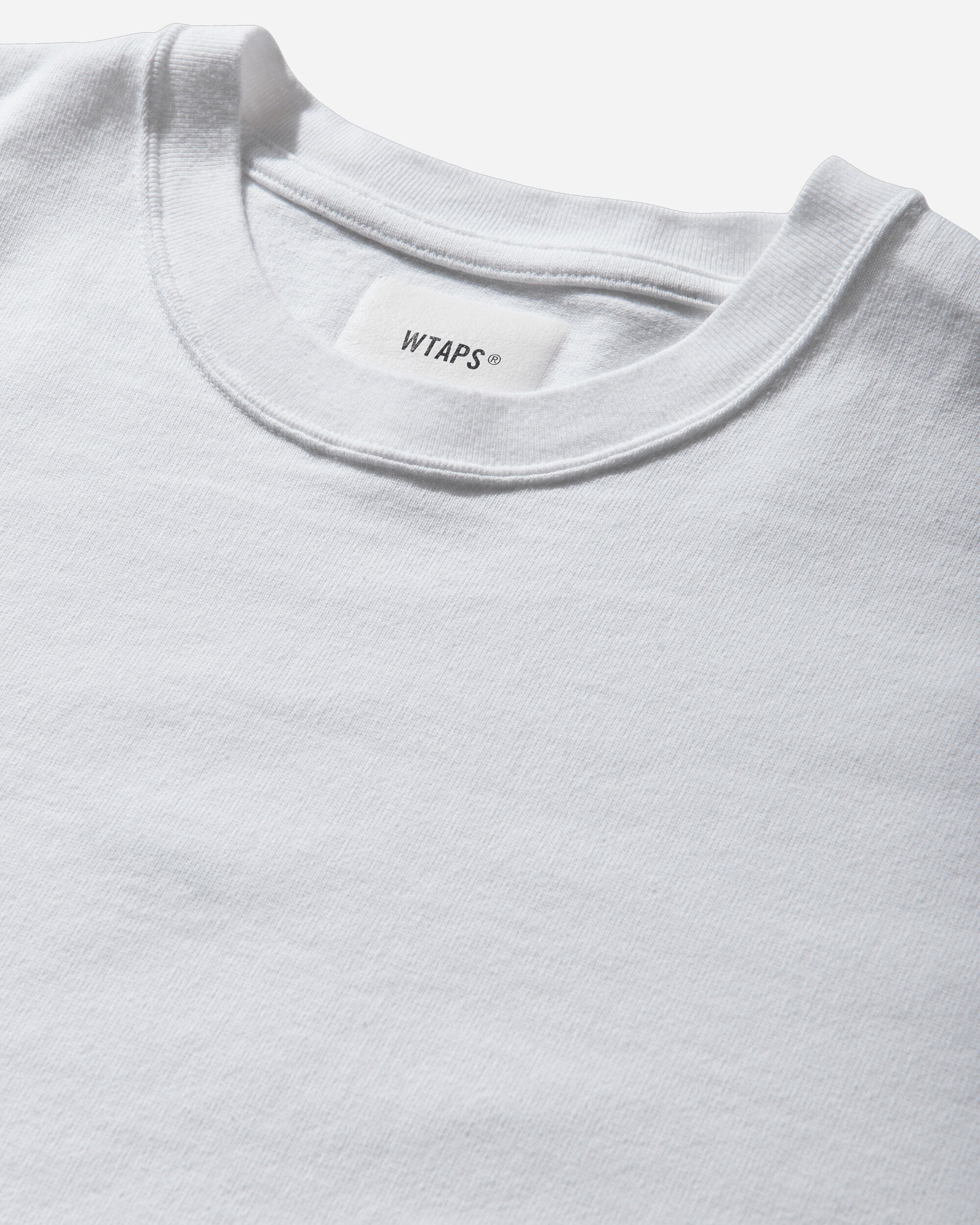 WTAPS Sign-Yd Ls Cotton White T-Shirts Longsleeve 261ATDT-CSM07 WHT