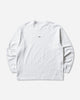 WTAPS Sign-Yd Ls Cotton White T-Shirts Longsleeve 261ATDT-CSM07 WHT