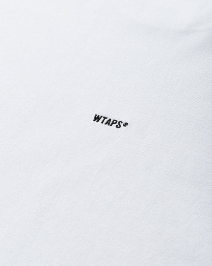 WTAPS Signyd  Ls  Cotton White T-Shirts Longsleeve 252ATDT-CSM07 WHITE