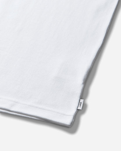 WTAPS Signyd  Ls  Cotton White T-Shirts Longsleeve 252ATDT-CSM07 WHITE