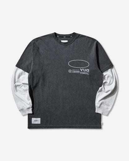 WTAPS Sldr Ls Cotton Gray T-Shirts Longsleeve 261ATDT-CSM12 GRY