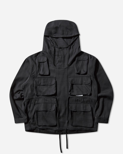 WTAPS Chamber  Ls  Cotton Twill Black Shirts Longsleeve Shirt 252WVDT-SHM04 BLACK