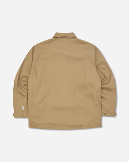 WTAPS Jmod 01 Ls Beige Shirts Longsleeve Shirt 262WVDT-SHM03 BEIGE