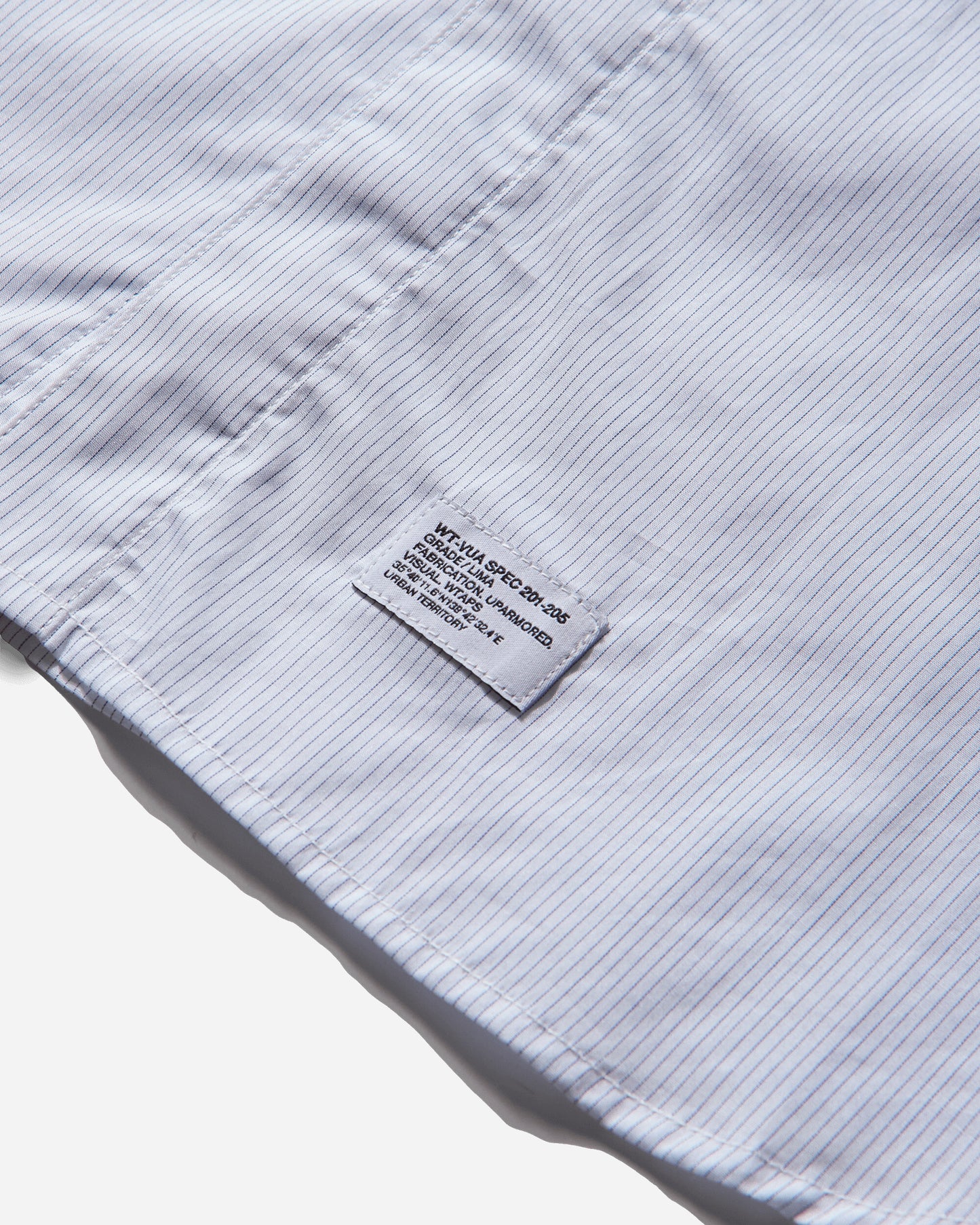 WTAPS Repo 02  Ls  Cotton Broadcloth Textile White Shirts Longsleeve Shirt 252CWDT-SHM05 WHITE