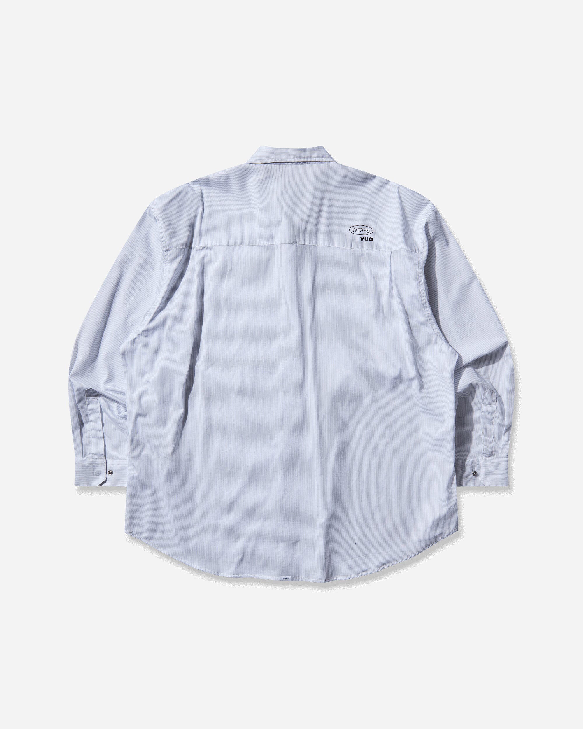 WTAPS Repo 02  Ls  Cotton Broadcloth Textile White Shirts Longsleeve Shirt 252CWDT-SHM05 WHITE