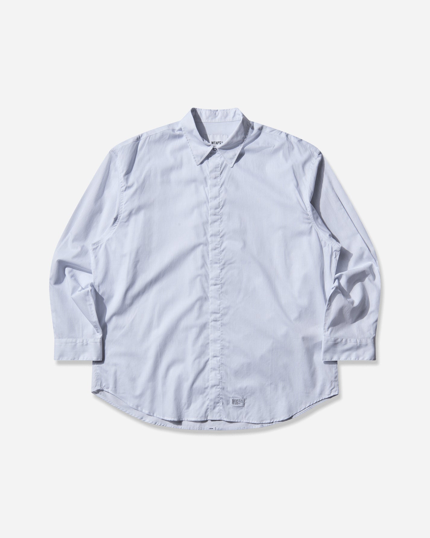 WTAPS Repo 02  Ls  Cotton Broadcloth Textile White Shirts Longsleeve Shirt 252CWDT-SHM05 WHITE