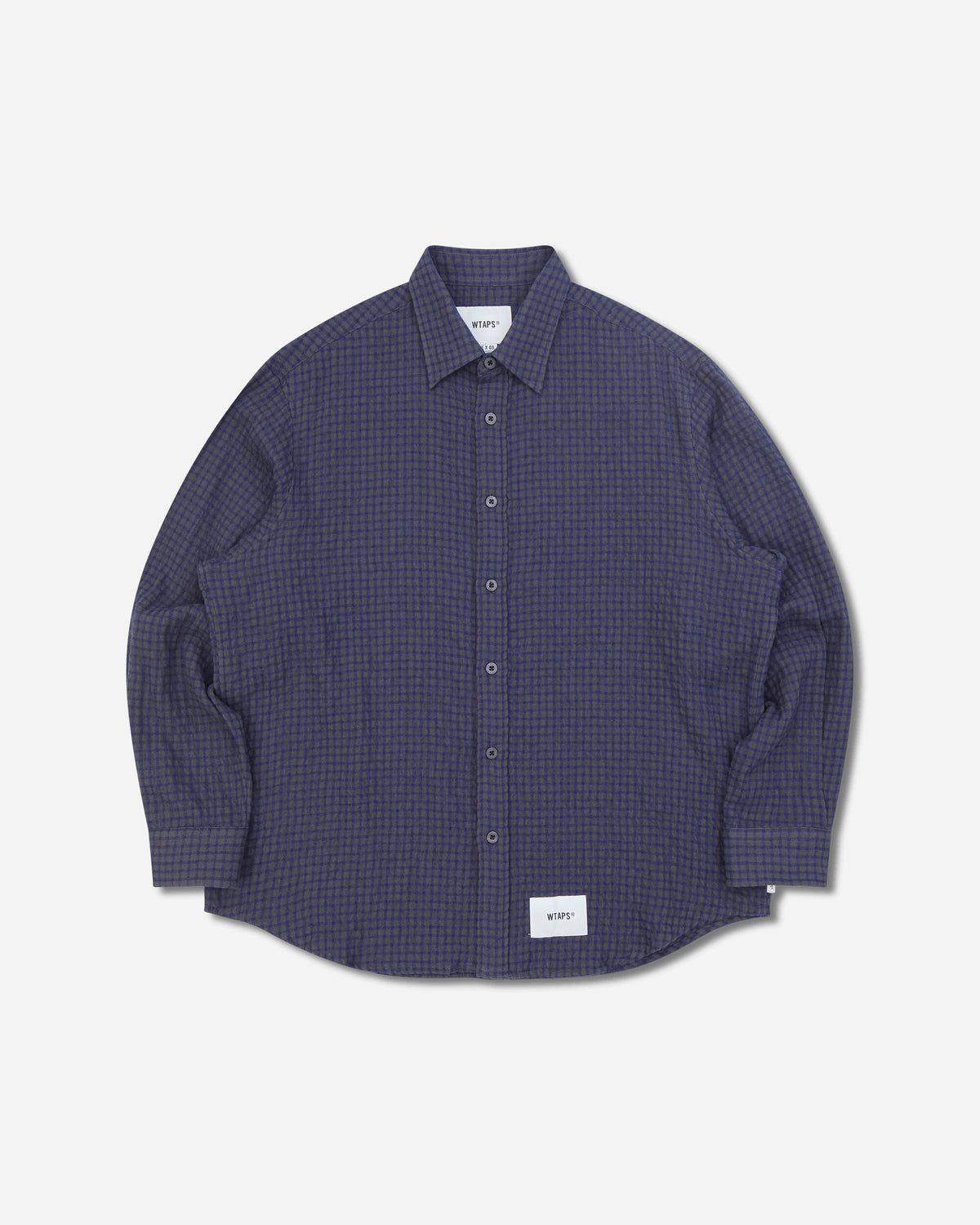WTAPS Txt 04 Ls Navy Shirts Longsleeve Shirt 262TQDT-SHM05 NAVY