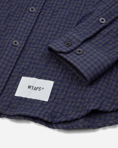 WTAPS Txt 04 Ls Navy Shirts Longsleeve Shirt 262TQDT-SHM05 NAVY