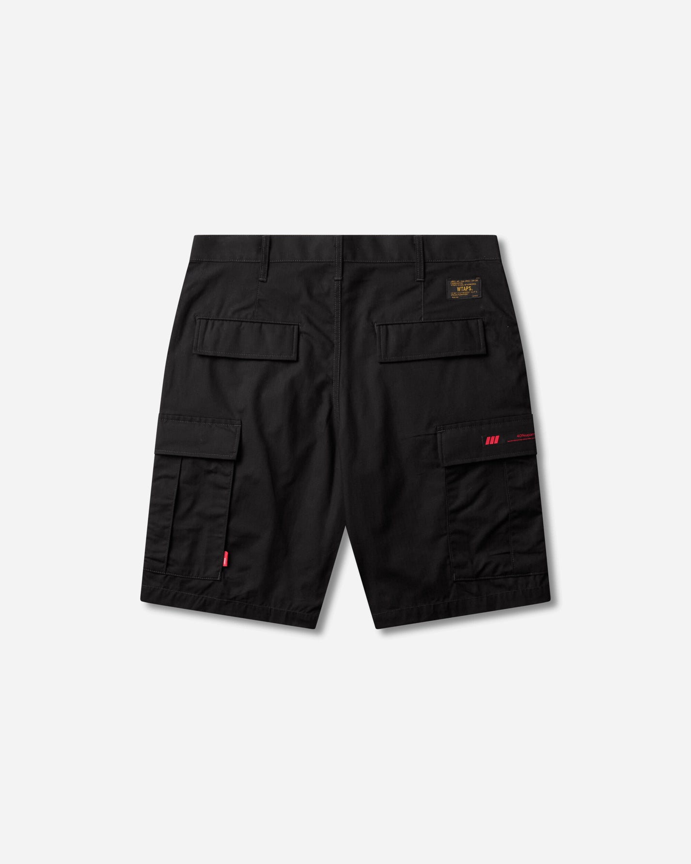 WTAPS Mils9601/Shorts/Cotton. Ripstop Black Shorts Short 261WVDT-PTM06 BLK