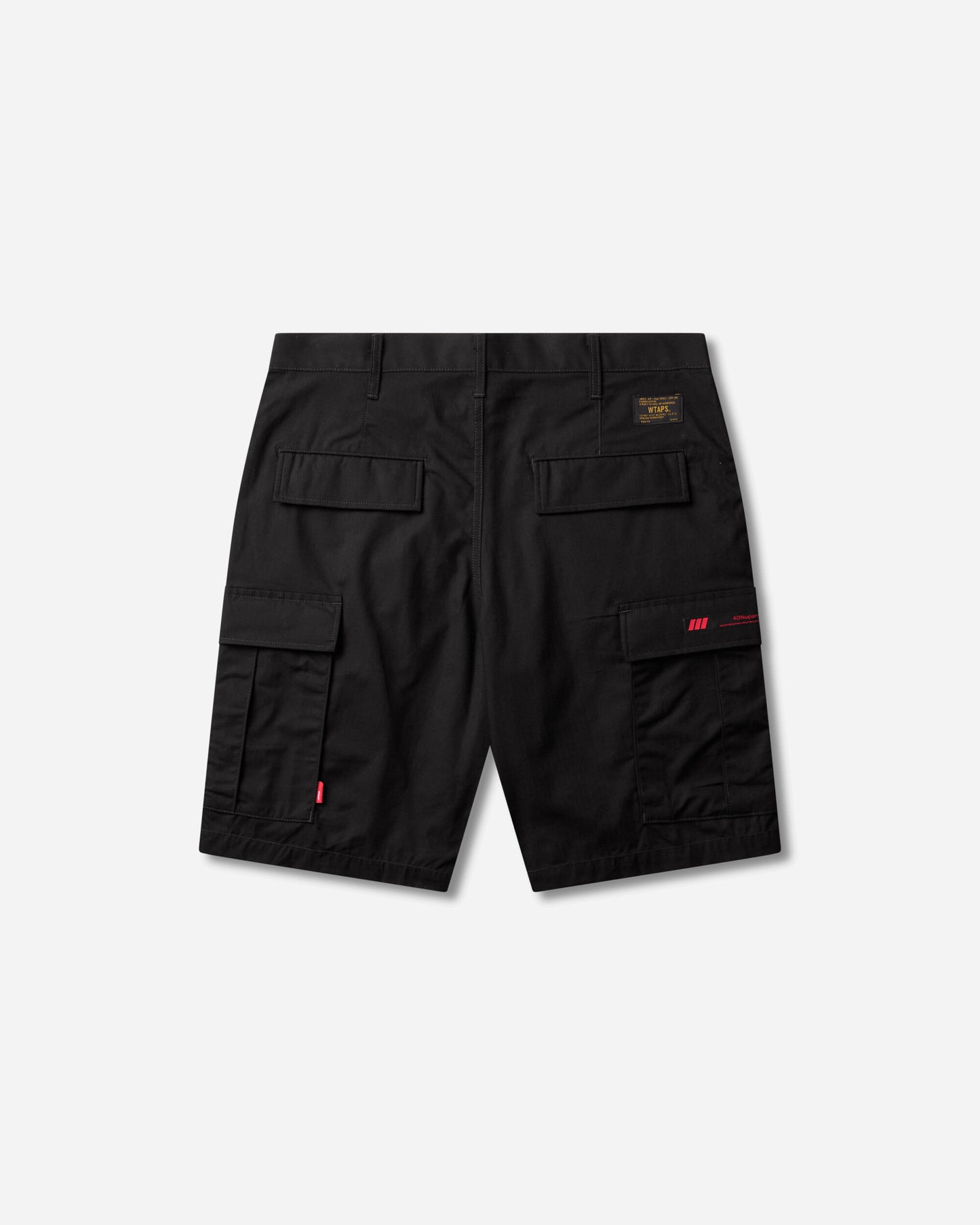 WTAPS Mils9601/Shorts/Cotton. Ripstop Black Shorts Short 261WVDT-PTM06 BLK