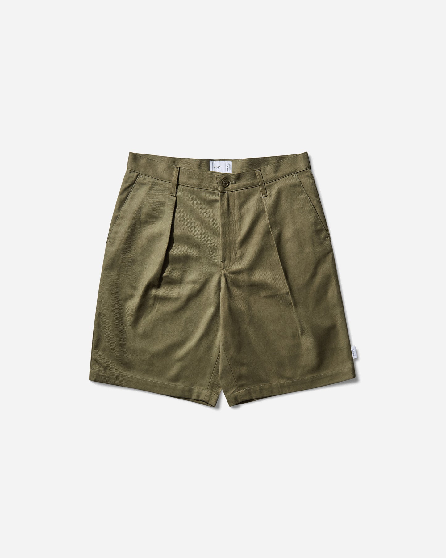 WTAPS Wrks2001/Shorts/Cotton Twill Olive Drab Shorts Short 251TQDT-PTM07 OLIVEDRAB