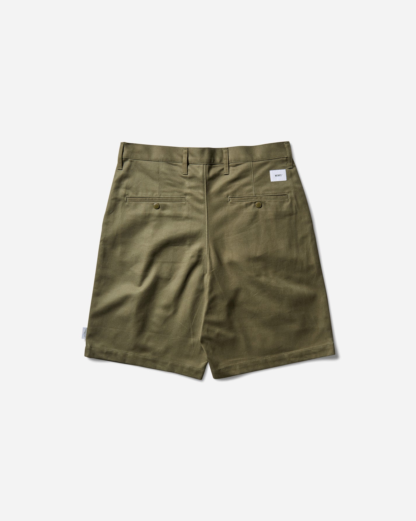 WTAPS Wrks2001/Shorts/Cotton Twill Olive Drab Shorts Short 251TQDT-PTM07 OLIVEDRAB