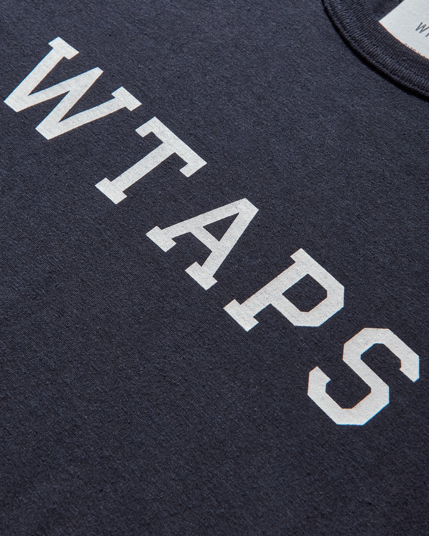 WTAPS Academy 01/Ss/Ctpl Navy T-Shirts Shortsleeve 251ATDT-CSM19 NAVY