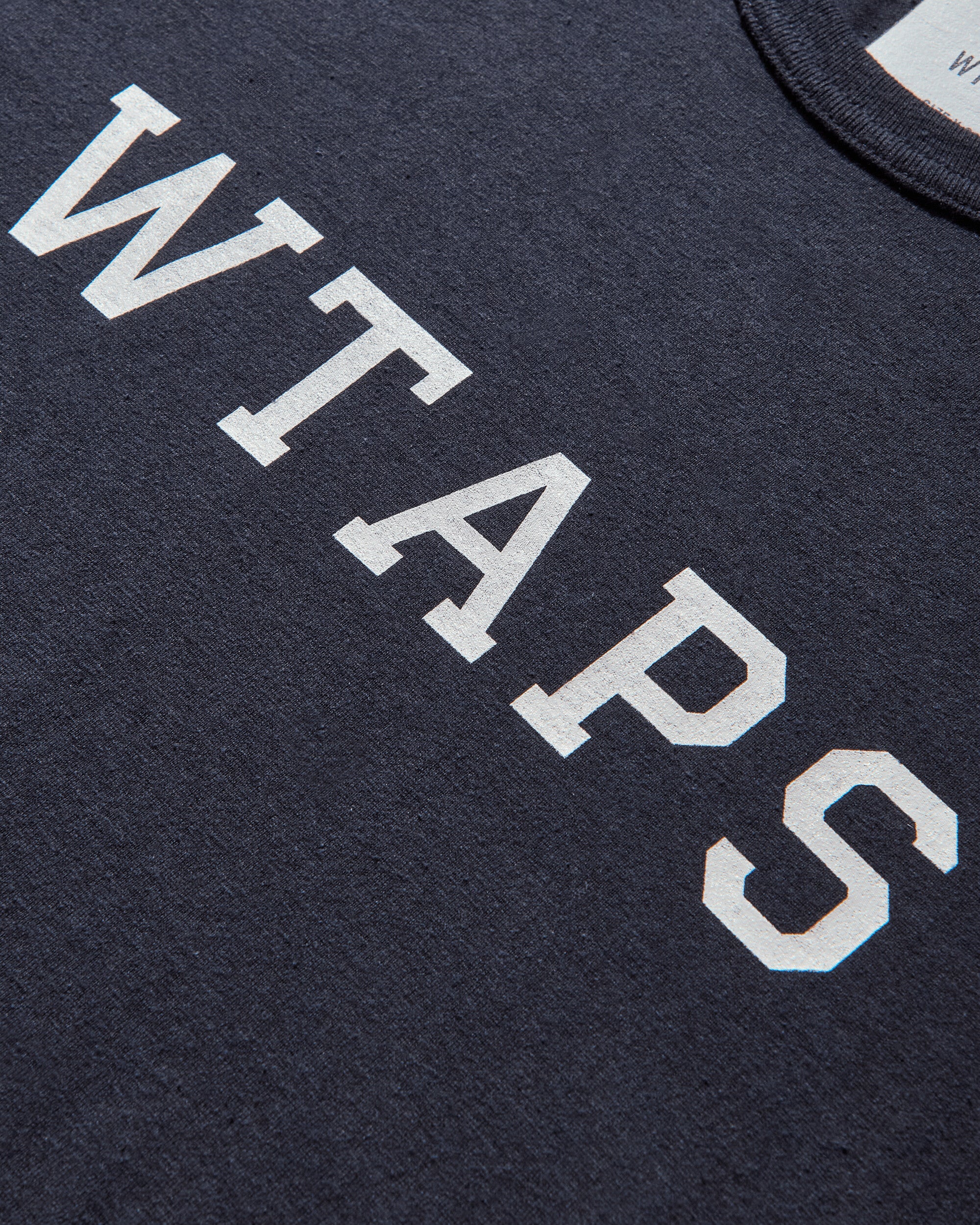 WTAPS Academy 01/Ss/Ctpl Navy T-Shirts Shortsleeve 251ATDT-CSM19 NAVY