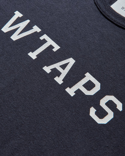 WTAPS Academy 01/Ss/Ctpl Navy T-Shirts Shortsleeve 251ATDT-CSM19 NAVY