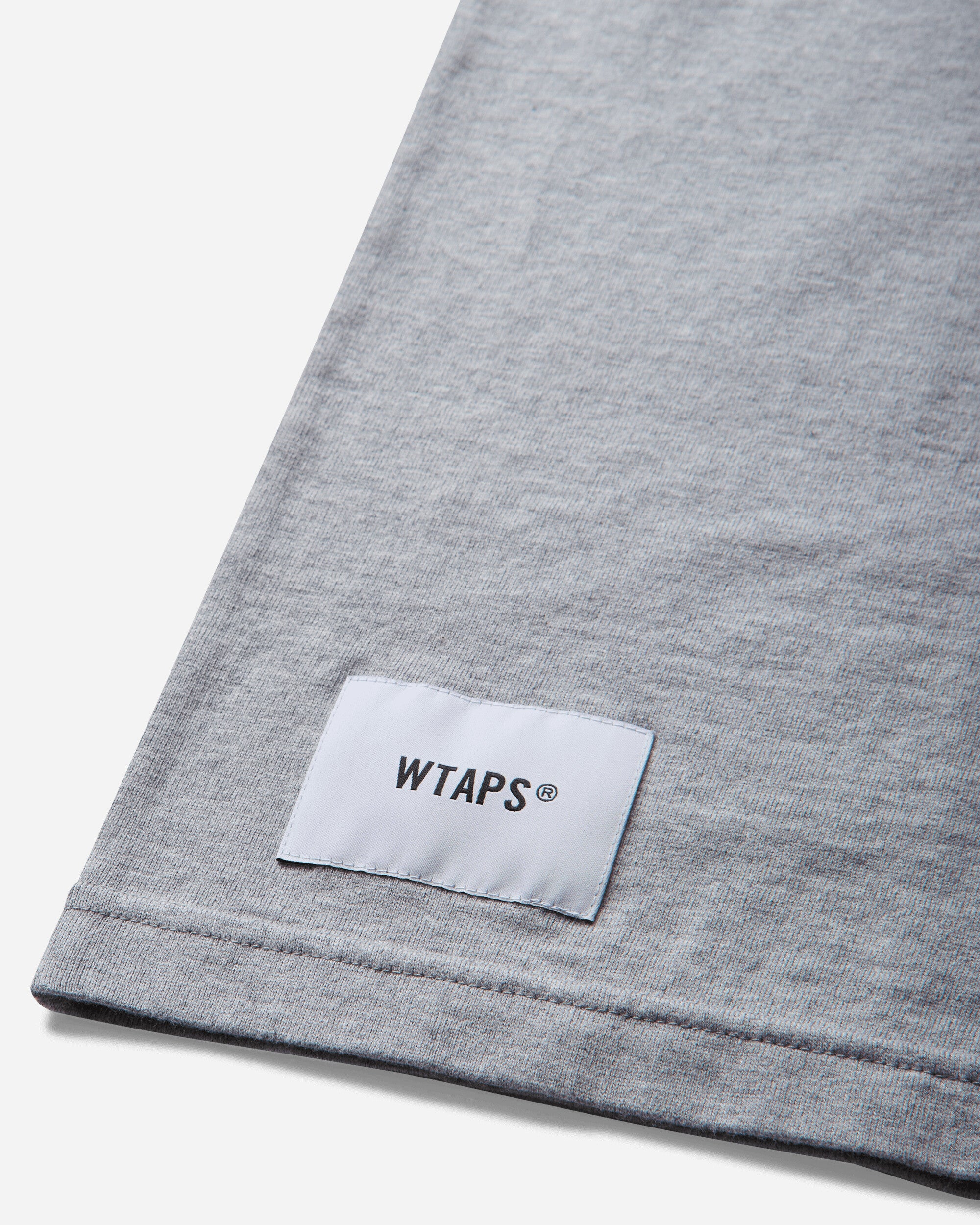WTAPS Academy Ss Cotton Ash Gray T-Shirts Shortsleeve 261ATDT-CSM21 GRY