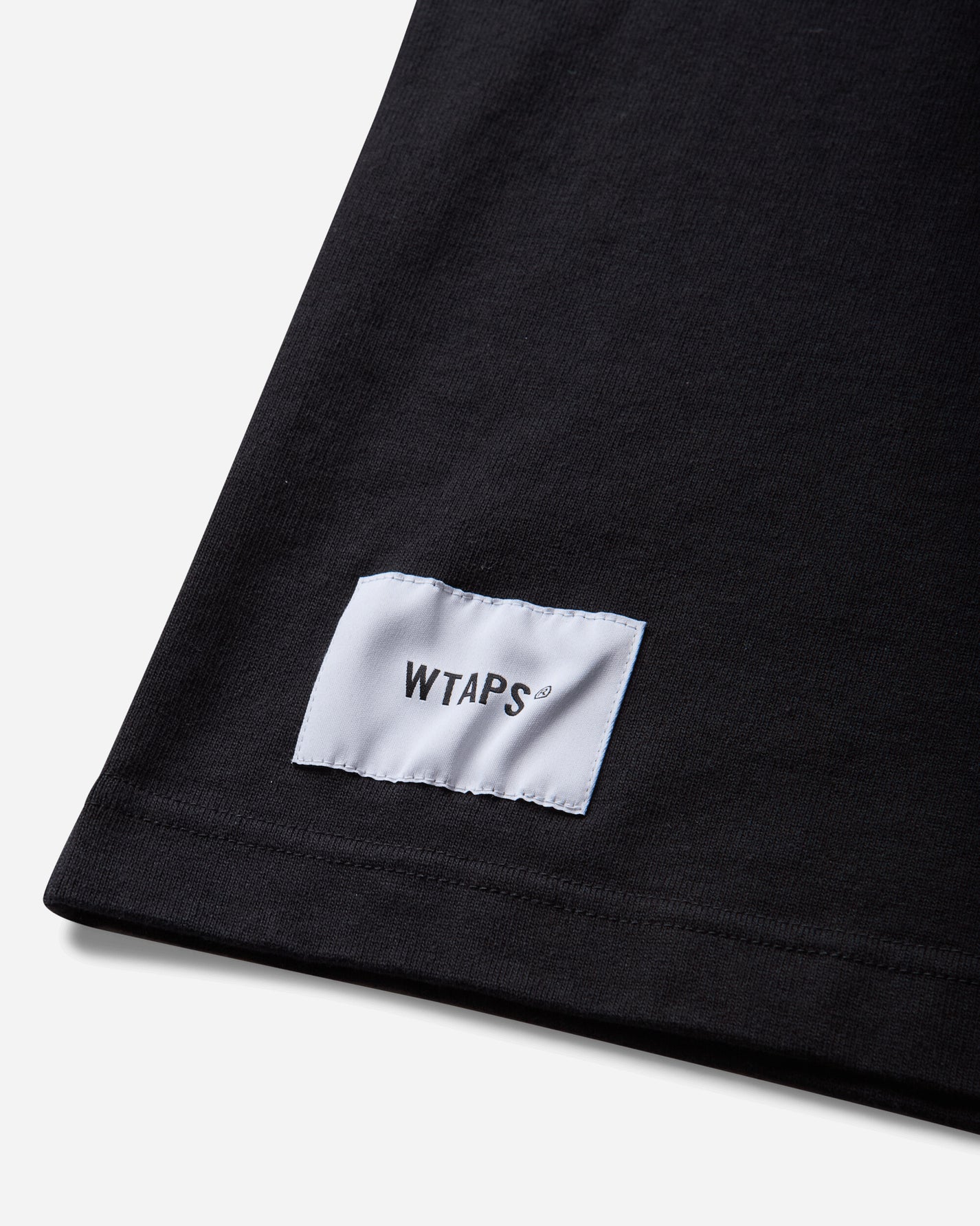 WTAPS Aii Ss Cotton Black T-Shirts Shortsleeve 261ATDT-CSM20 BLK
