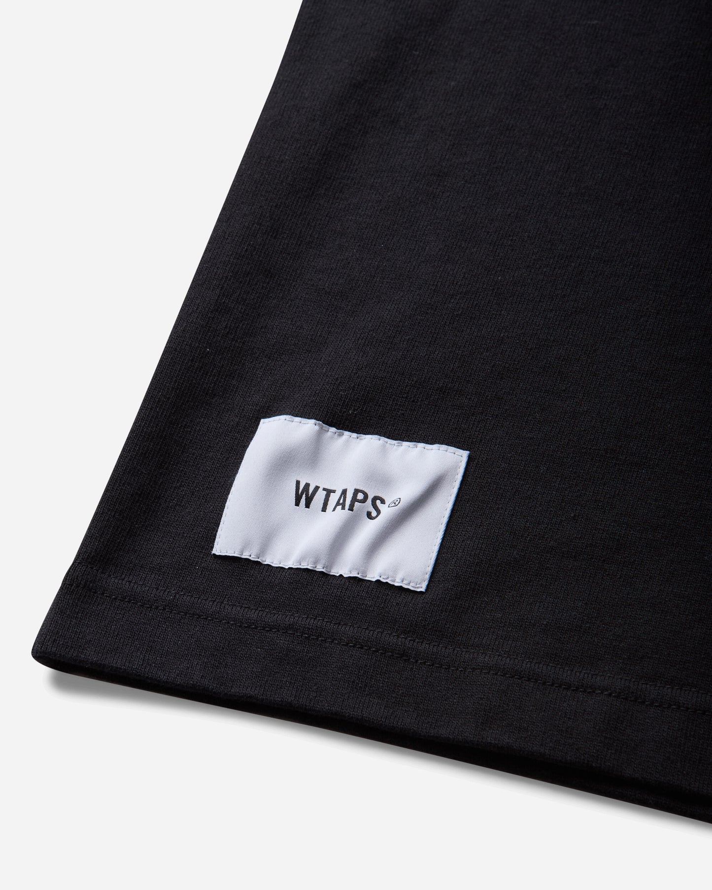 WTAPS Aii Ss Cotton Black T-Shirts Shortsleeve 261ATDT-CSM20 BLK