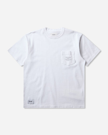 WTAPS Aii Ss Cotton White T-Shirts Shortsleeve 261ATDT-CSM20 WHT