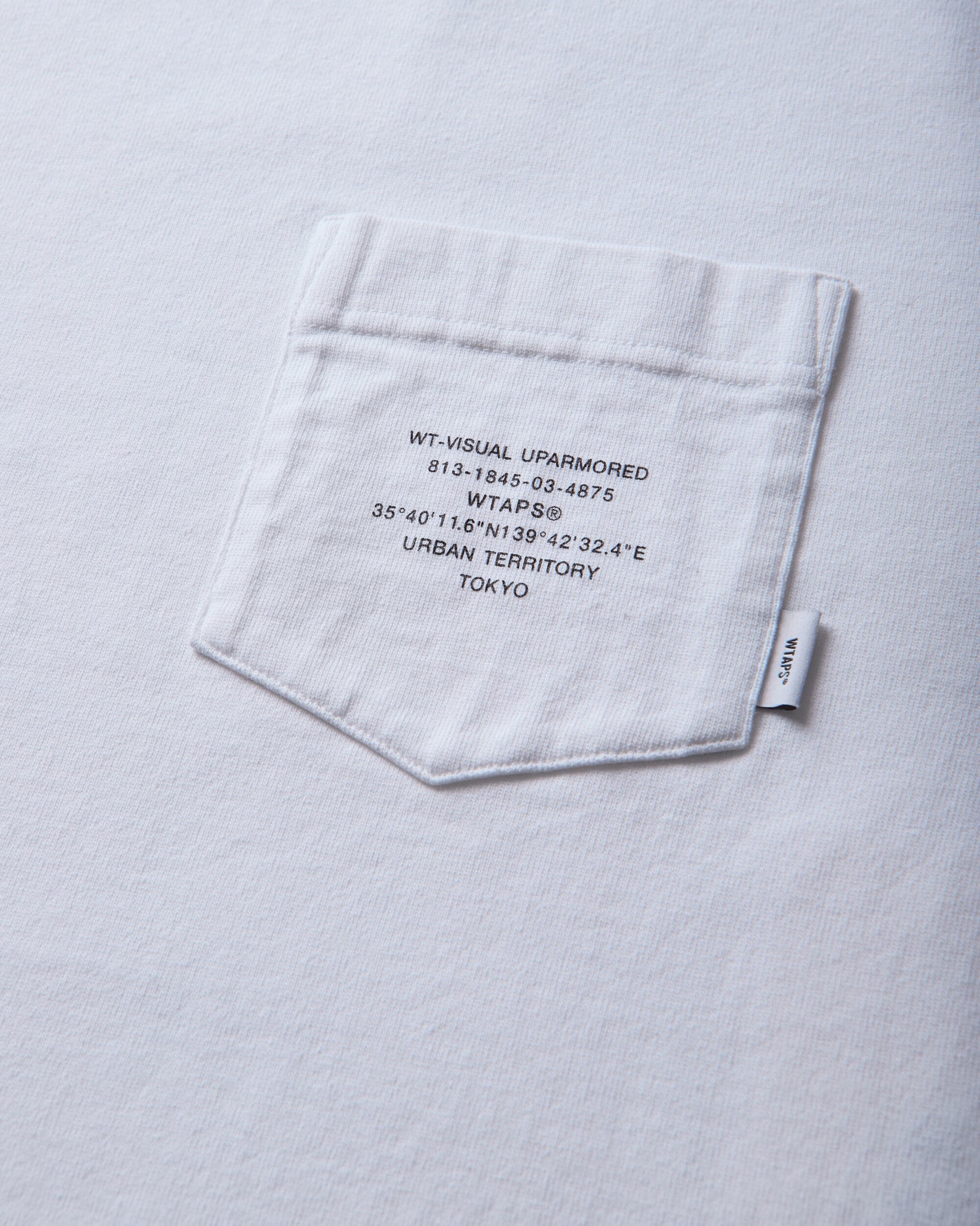 WTAPS Aii Ss Cotton White T-Shirts Shortsleeve 261ATDT-CSM20 WHT