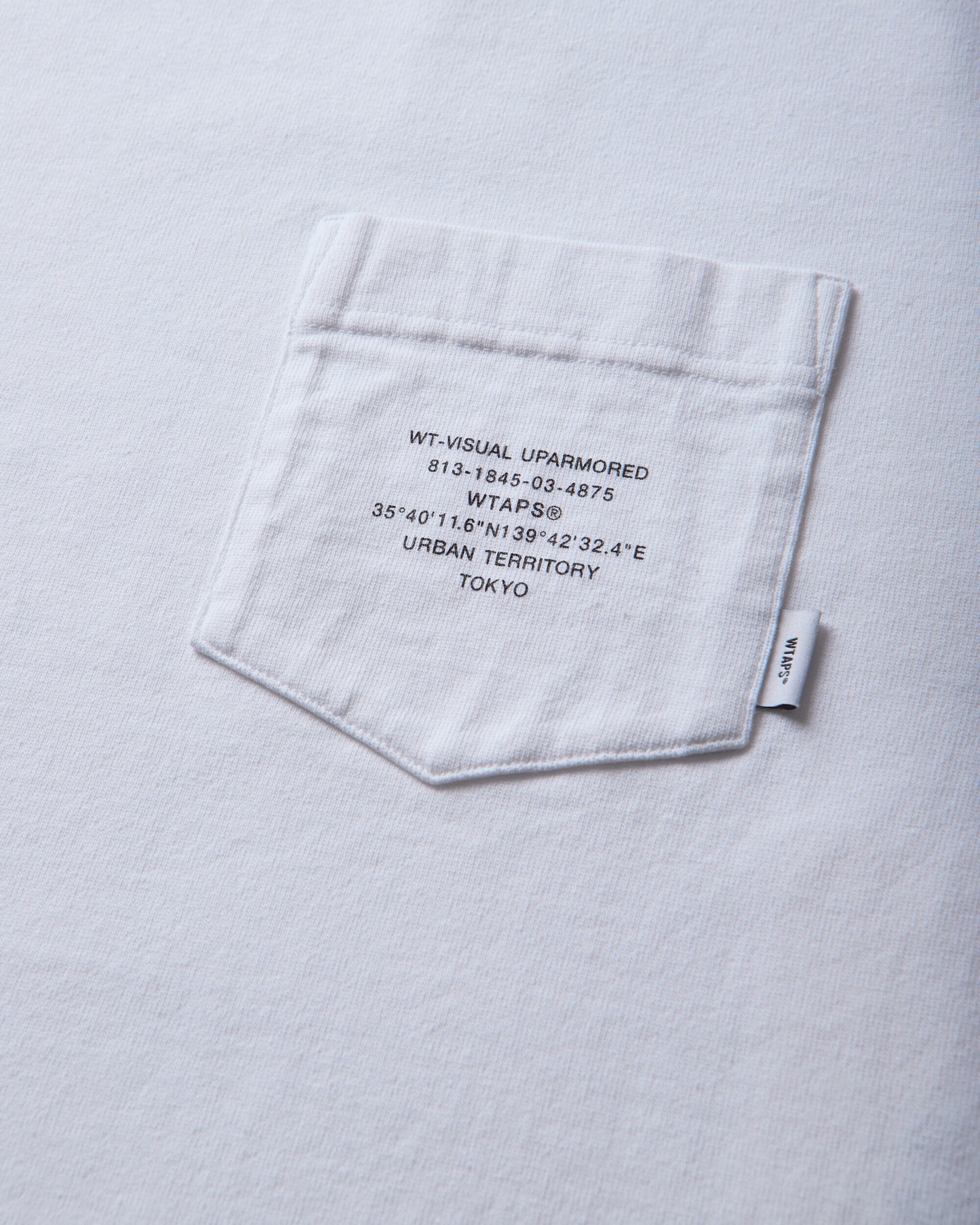 WTAPS Aii Ss Cotton White T-Shirts Shortsleeve 261ATDT-CSM20 WHT