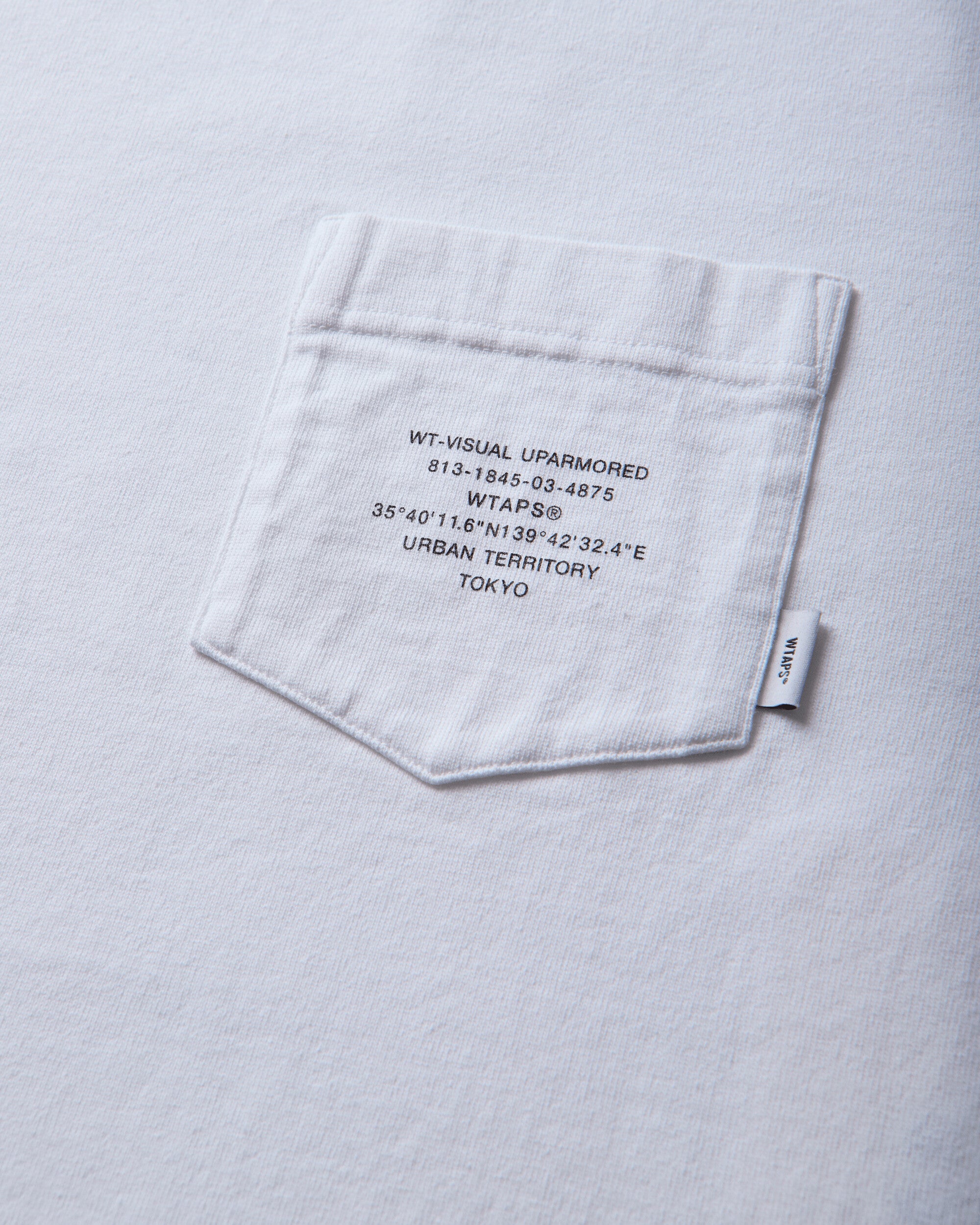 WTAPS Aii Ss Cotton White T-Shirts Shortsleeve 261ATDT-CSM20 WHT