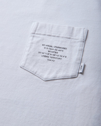 WTAPS Aii Ss Cotton White T-Shirts Shortsleeve 261ATDT-CSM20 WHT