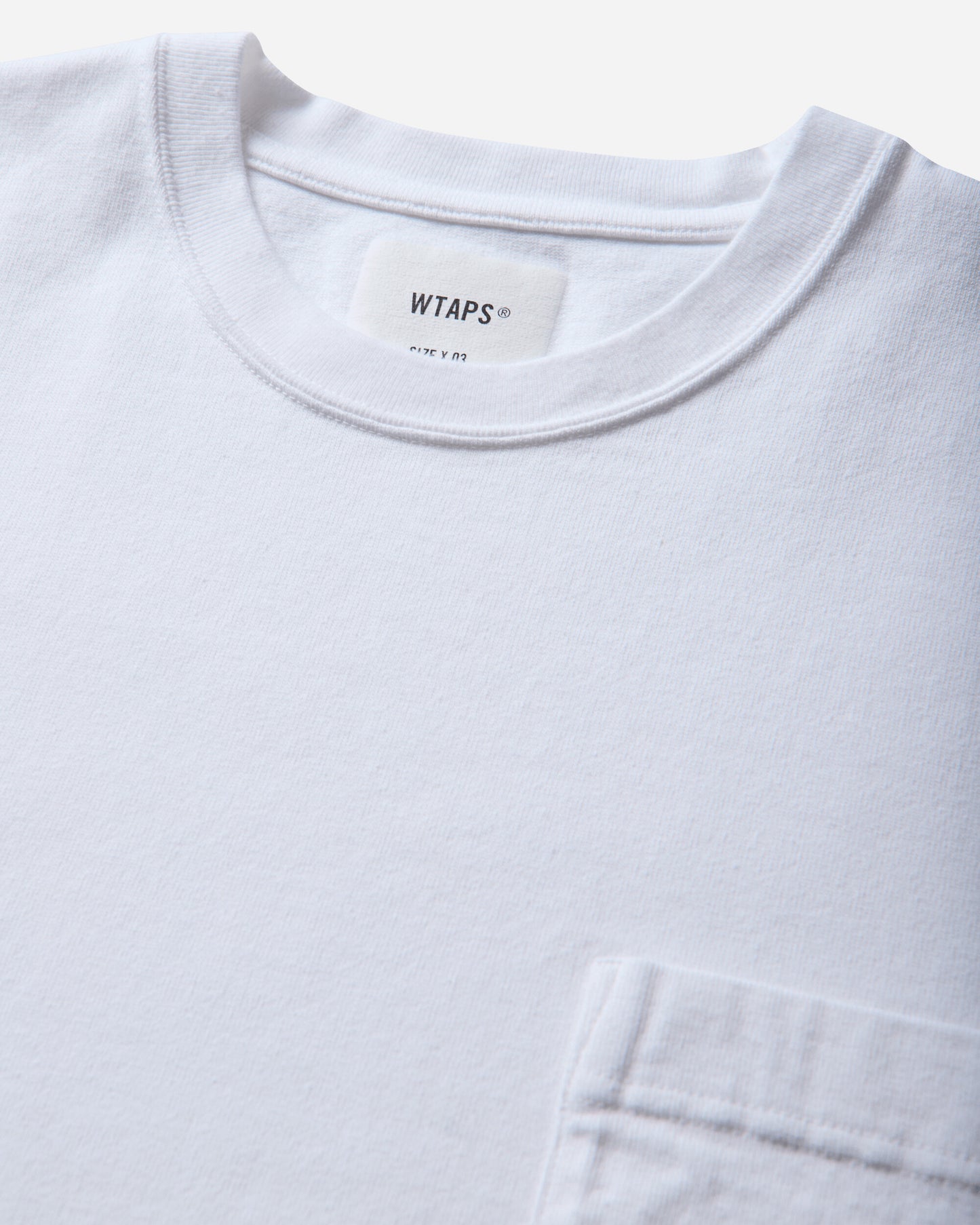 WTAPS Aii Ss Cotton White T-Shirts Shortsleeve 261ATDT-CSM20 WHT