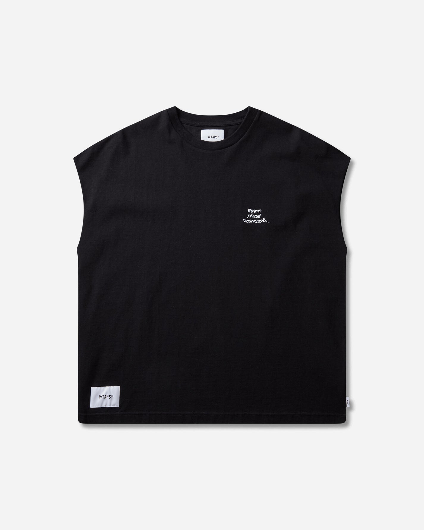WTAPS Bc Ss Cotton Black T-Shirts Shortsleeve 261ATDT-CSM32 BLK