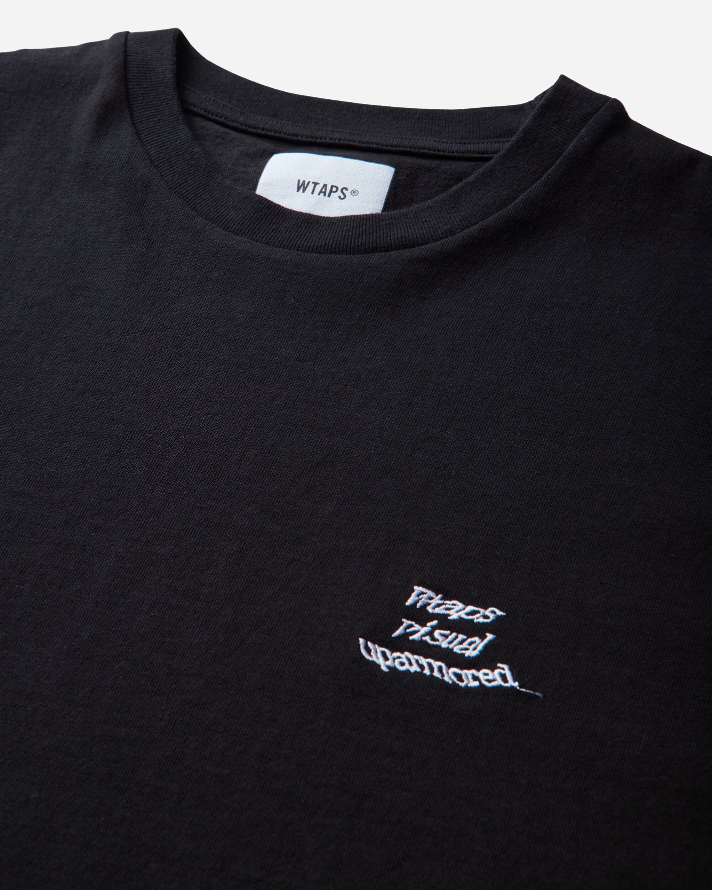 WTAPS Bc Ss Cotton Black T-Shirts Shortsleeve 261ATDT-CSM32 BLK