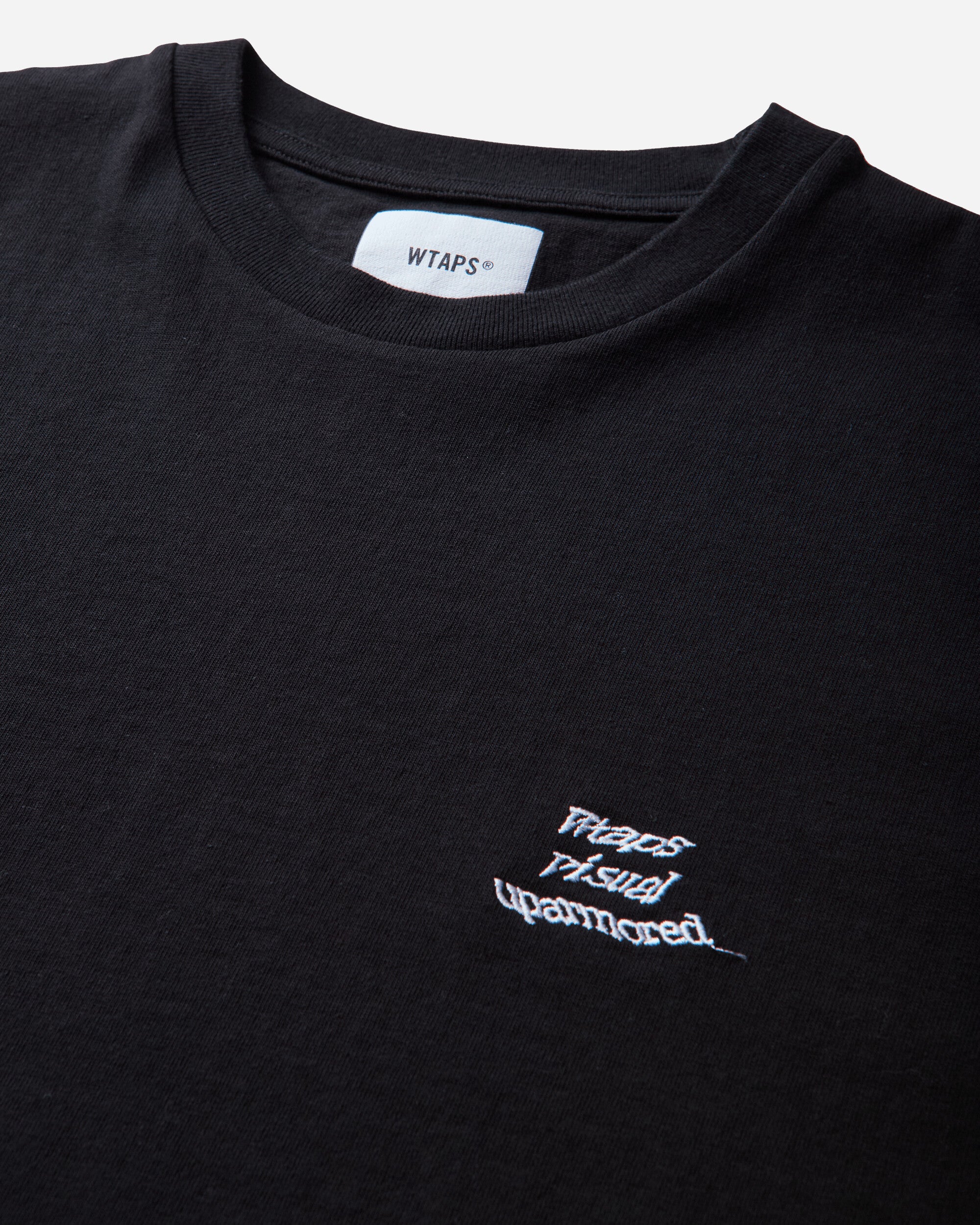 WTAPS Bc Ss Cotton Black T-Shirts Shortsleeve 261ATDT-CSM32 BLK