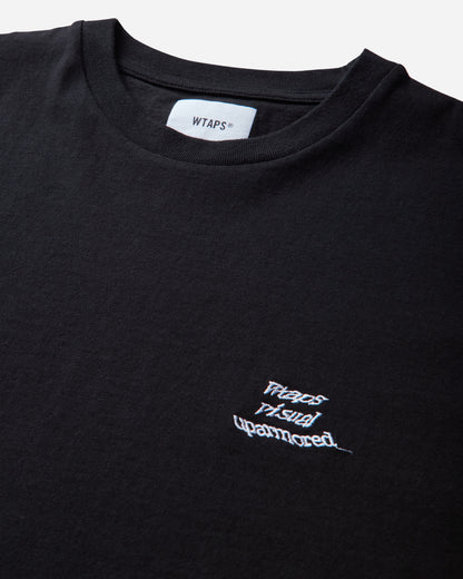 WTAPS Bc Ss Cotton Black T-Shirts Shortsleeve 261ATDT-CSM32 BLK