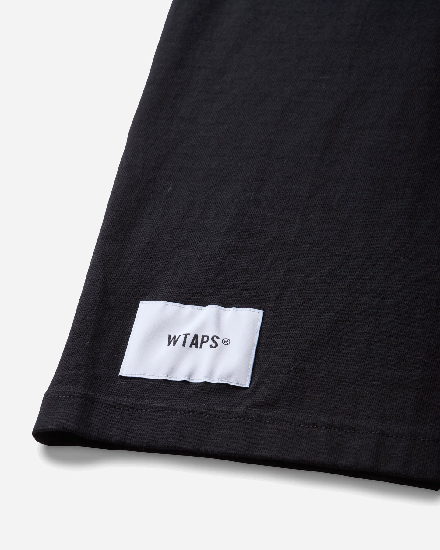 WTAPS Bc Ss Cotton Black T-Shirts Shortsleeve 261ATDT-CSM32 BLK