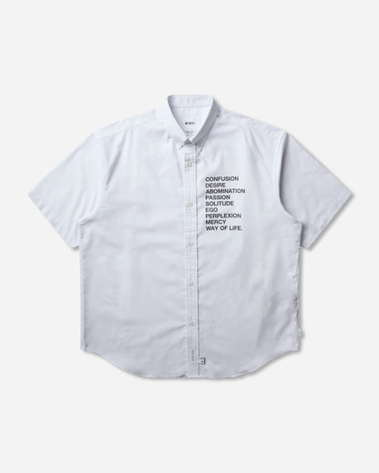WTAPS Bd Ss Ctpl Oxford White T-Shirts Shortsleeve 261CWDT-SHM05 WHT