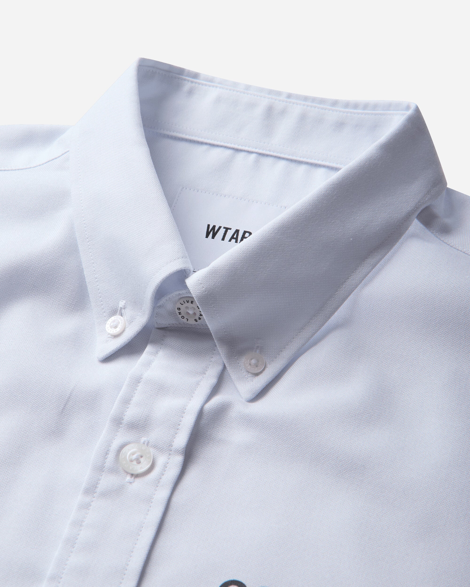 WTAPS Bd Ss Ctpl Oxford White T-Shirts Shortsleeve 261CWDT-SHM05 WHT